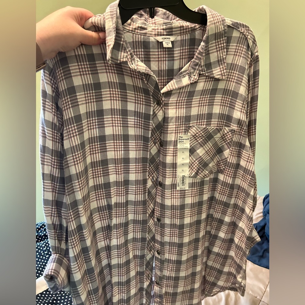 Sonoma button down with tags.